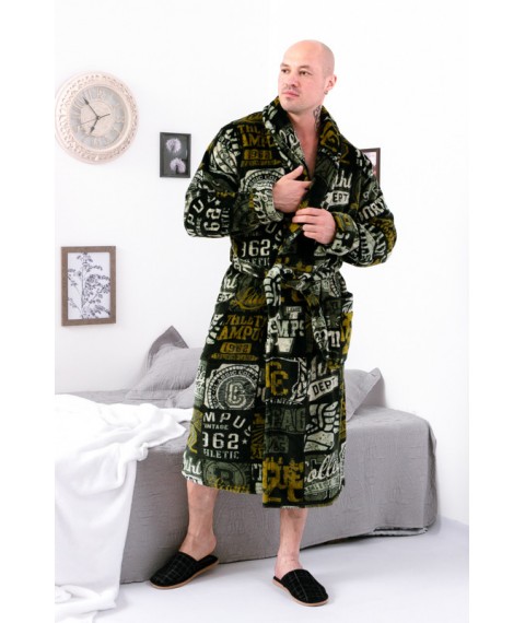 Men's dressing gown Wear Your Own 48/50 Green (8619-035-v17)