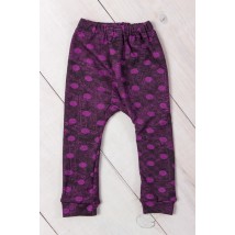 Leggings for girls Wear Your Own 24 Purple (9144-063-5-v42)
