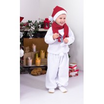 Новорічний костюм "Сніговик" Носи Своє 32 Білий (9504-v1)