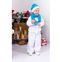 Новорічний костюм "Сніговик" Носи Своє 32 Білий (9504-v0)