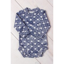 Nursery bodysuit for girls Wear Your Own 22 Gray (9511-063-5-v28)