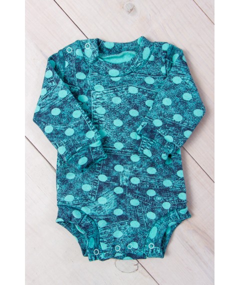 Nursery bodysuit for a girl Carry Your Own 20 Blue (9511-063-5-v16)