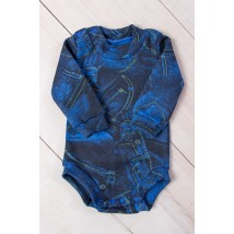 Nursery bodysuit for a boy Carry Your Own 22 Blue (9511-063-4-v4)