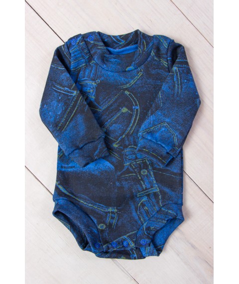 Nursery bodysuit for a boy Carry Your Own 22 Blue (9511-063-4-v4)