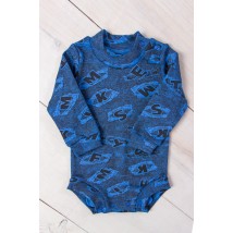 Nursery bodysuit for a boy Carry Your Own 22 Blue (9511-063-4-v8)