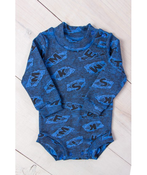 Nursery bodysuit for a boy Carry Your Own 20 Blue (9511-063-4-v15)