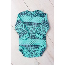 Nursery bodysuit for a girl Carry Your Own 22 Blue (9511-063-5-v32)