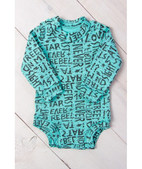 Nursery bodysuit for a boy Carry Your Own 20 Blue (9511-063-4-v26)