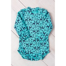 Nursery bodysuit for a girl Carry Your Own 20 Blue (9511-063-5-v9)