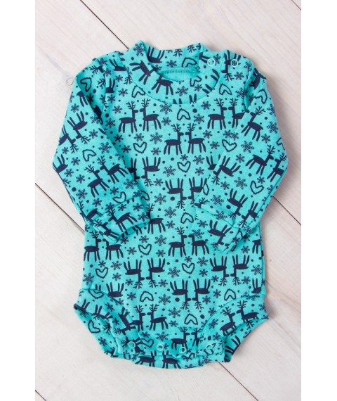 Nursery bodysuit for a girl Carry Your Own 20 Blue (9511-063-5-v9)