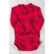 Nursery bodysuit for a boy Wear Your Own 22 Red (9511-063-4-v7)