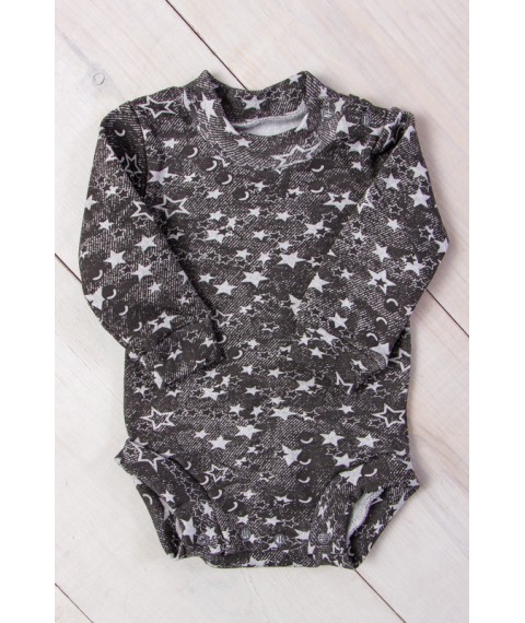 Nursery bodysuit for a boy Wear Your Own 22 Gray (9511-063-4-v6)