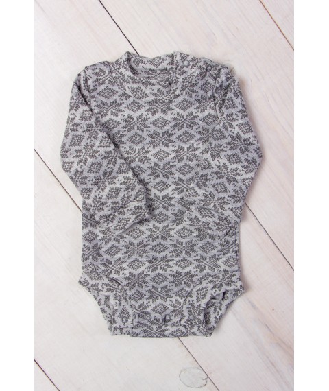 Nursery bodysuit for a boy Nosy Svoe 20 Gray (9511-063-4-v22)