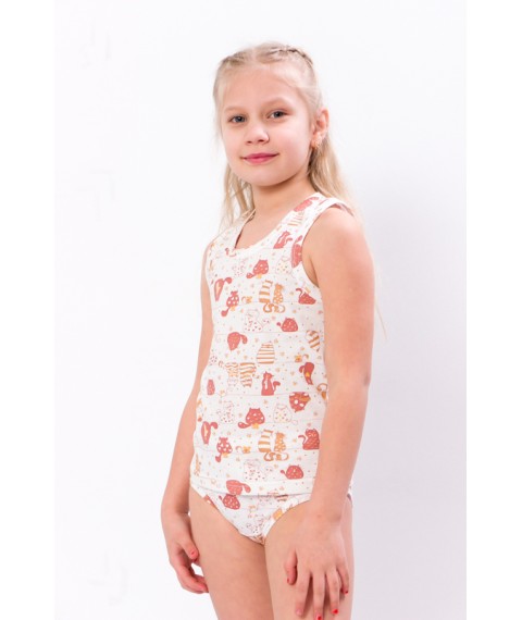 Set for girls (shirt + underpants) Wear Your Own 34 Beige (9687-002V-v2)