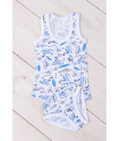 T-shirt and underpants for boys Wear Your Own 28 White (9688-002V-v31)