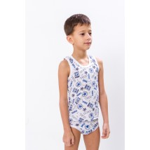 T-shirt and underpants for boys Wear Your Own 28 White (9688-002V-v47)