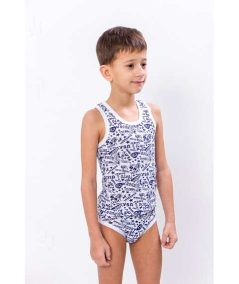T-shirt and underpants for boys Wear Your Own 32 White (9688-002V-v10)
