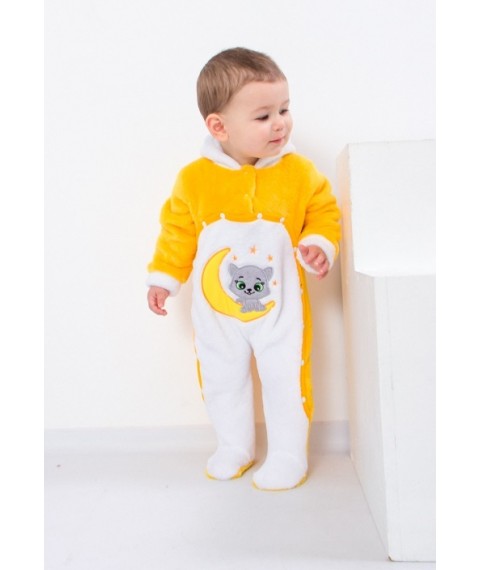 Nursery overalls for a boy Nosy Svoe 74 Yellow (9764-034-22-4-v7)