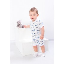 Комбінезон ясельний для хлопчика Носи Своє 80 Блакитний (9872-002-4)