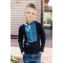 Boy's long-sleeved embroidered shirt Nosy Svoye 36 Black (9943-015-22V-v1)