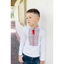 Embroidered shirt for a boy with long sleeves Nosy Svoe 28 White (9943-038-22V-v8)