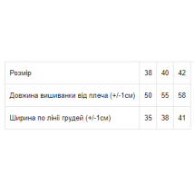 Вишиванка для дівчаток (підліткова) з коротким рукавом Носи Своє 42 Чорний (9784-015-22-v0)