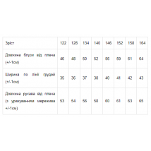 Блуза для дівчинки Носи Своє 122 Синій (6294-066-v1)