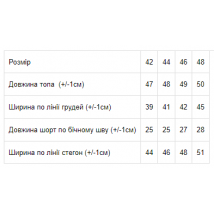 Women's set (top+shorts) Nosy Svoe 44 Blue (8118-001-33-1-v0)