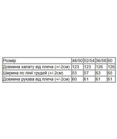 Халат жіночий Носи Своє 56/58 Сірий (8577-035-v16)