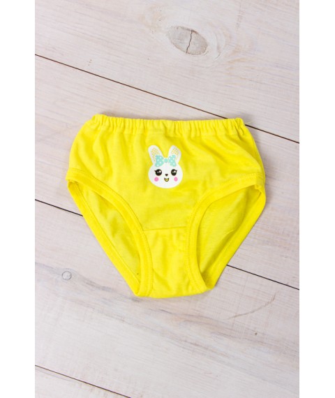 Underpants for girls Wear Your Own 32 Yellow (272-001-33-v11)