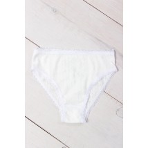 Underpants for girls with shaped rubber Nose Svoe 30 White (273-001-v26)