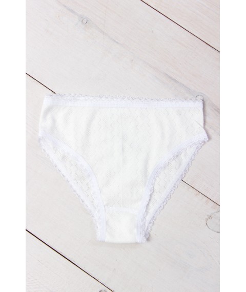 Underpants for girls with shaped rubber Nose Svoe 30 White (273-001-v25)