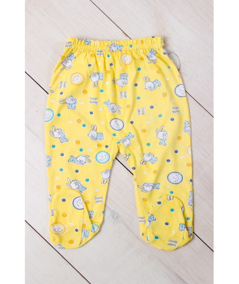 Nursery sliders for girls "Rubber" Nose Svoye 68 Yellow (5033-002-5-v5)