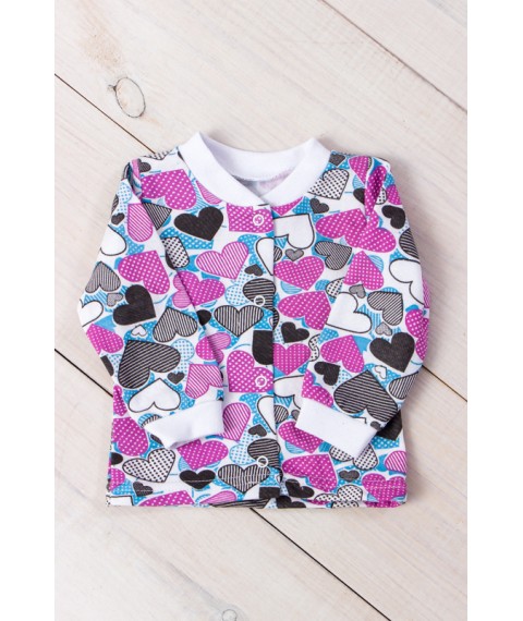 Nursery blouse for a girl Wear Your Own 68 Violet (5036-024-5-v18)