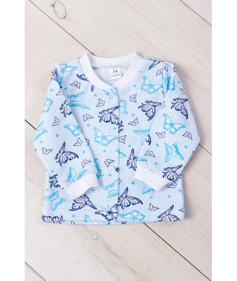 Nursery blouse for a girl Nosy Svoe 74 Blue (5036-024-5-v7)