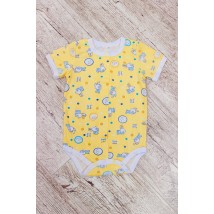 Nursery bodysuit for girls with short sleeves Nosy Svoe 68 Yellow (5048-002-5-v7)