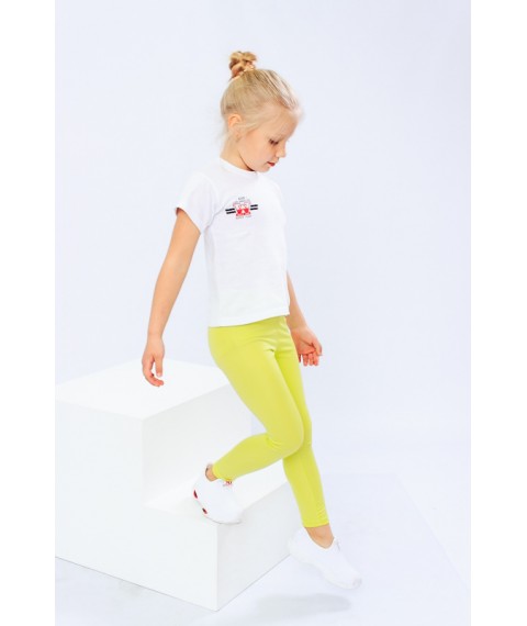 Leggings for girls Wear Your Own 92 Yellow (6000-079-v60)