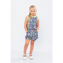Overalls for girls Wear Your Own 116 Blue (6014-043-v3)