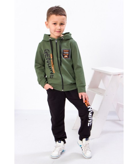 Suit for a boy Wear Your Own 128 Green (6018-057-33-v8)