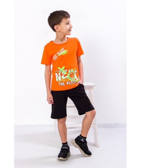 T-shirt for a boy Wear Your Own 110 Orange (6021-001-33-1-4-v55)