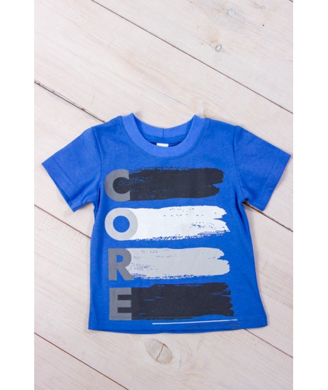 T-shirt for a boy Wear Your Own 98 Blue (6021-001-33-1-4-v77)