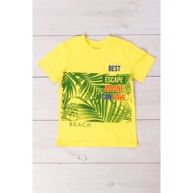 T-shirt for a boy Wear Your Own 98 Yellow (6021-001-33-1-4-v103)