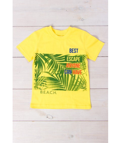 T-shirt for a boy Wear Your Own 98 Yellow (6021-001-33-1-4-v103)