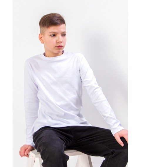 Jumper for a boy Wear Your Own 140 White (6025-015-4-v31)