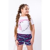 Shorts for girls Wear Your Own 134 Violet (6033-055-v1)