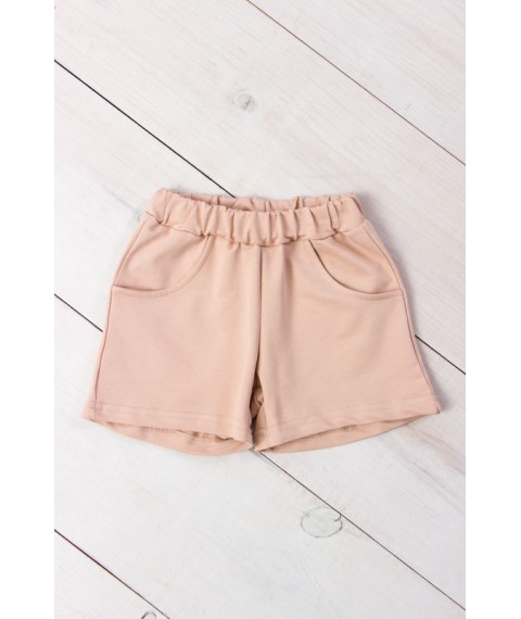 Shorts for girls Wear Your Own 146 Beige (6033-057-1-v180)