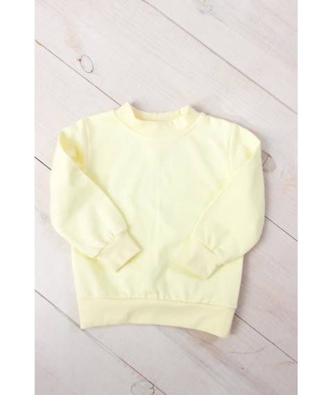 Jumper for girls Wear Your Own 98 Yellow (6069-023-5-v1)