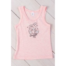 T-shirt for a girl Wear Your Own 134 Pink (6072-001-33-5-v14)