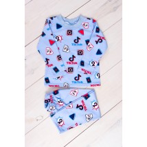 Boys' pajamas (warm) Wear Your Own 98 Blue (6076-024-4-v54)