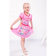 Dress for girls "Breeze" Wear Your Own 122 Pink (6089-001-33-v0)